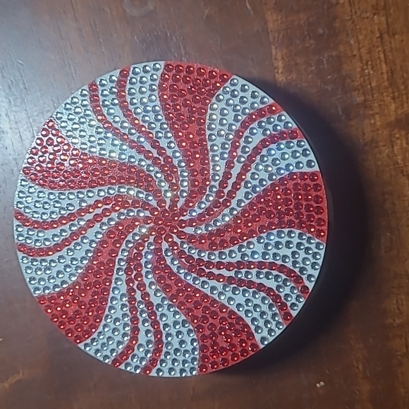 Rhinestone Christmas Coasters - Picture 11 of 14